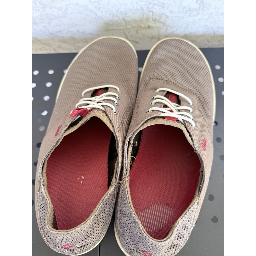 OluKai Nohea Moku Sneakers Mens 9 Brown 10283-RK13 Slip On Low‎ Top Shoes 42 EU - Picture 8 of 9